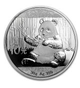 Mince - 2017 Čína 30 gramů Stříbro Panda BU (v kapsli)