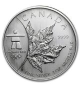 Mince -2008 Kanada 1 oz Silver Olympic Inukshuk BU