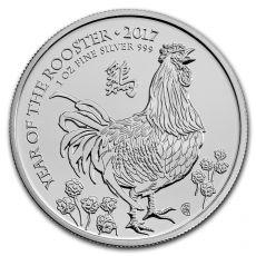 Mince - 2017 Velká Británie 1 oz  rok kohouta BU