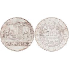 Mince 500 Šilink 1983 - 100 let budovy spolkov. parlamentu