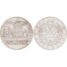Mince 500 Šilink 1983 - 100 let budovy spolkov. parlamentu