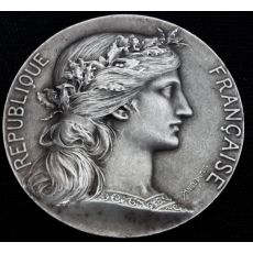 Medaile Dubois - cena ministerstva vnitra - hlava Republiky