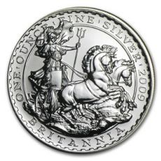 Mince-2009 Velká Británie 1 oz Silver Britannia BU