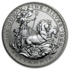 Mince-1999 Velká Británie 1 oz Silver Britannia BU