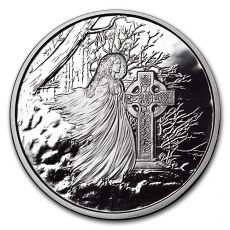 Mince 1 oz Stříbrná mince  keltské kuličky (Banshee)