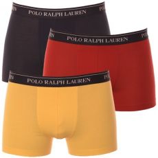 Boxerky 3 ks Ralph Lauren Černá Modrá Červená