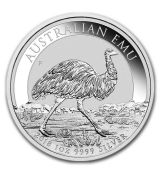 Mince-2018 Austrálie 1 oz Stříbro Emu BU