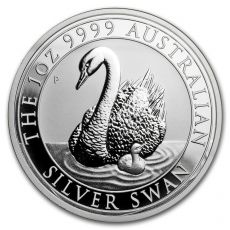 Mince : 2018 Austrálie 1 oz Stříbro Swan BU Labuť