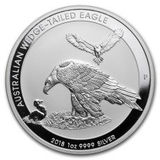 Mince 2018 Austrálie 1 oz Stříbro Orel klínový  BU (eagle)