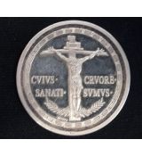 Medaile -Kristus na kříži