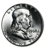 1958 Franklin Half Dollar