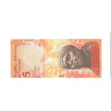 Venezuela 5  Bolívares 2013, 2007