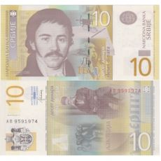 Srbsko 10 Dinara