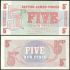 Velká Británie - armádní poukázka 5 new pence