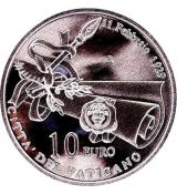 Mince : 10 Euro 2009 Stříbro 80 let Vatikánský stát