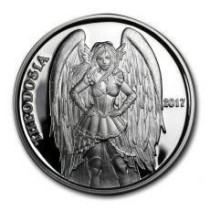 Mince 1 oz Stříbro - Série Andělé  & Démoni (Theodosia)