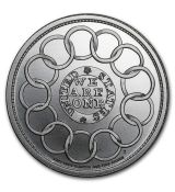 Mince : 2 oz stříbrná mince : The Fugio Cent