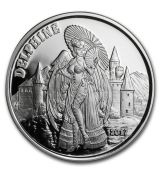 Mince 1 oz Stříbro Proof  - 2017  Série Andělé  & Démoni (Delphine)