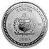 Stříbrná mince- 2018 Samoa 1 oz Stříbro Mořský koník  BU Seahorse