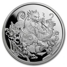 Mince 2018  : 1 oz Stříbro - vzácné elementy (Hydra)