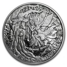 Mince : 2018 1 oz Stříbro Proof  - Reddit Silverbug: Ariel, Stromová víla