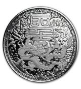 Mince :2018 Kamerun 1 oz stříbro Imperial Dragon BU