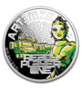 Mince : 2018 Tuvalu 1 oz Stříbro Proof Ready Player One Art3mis