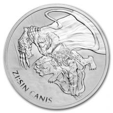 Mince - 2018 Jižní Korea 1 oz Stříbro ZI:SIN Canis BU