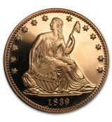 Mince - 1 oz 1 oz Měděná mince - Seated Liberty