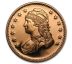 Mince - 1 oz 1 oz Měděná mince - Bubble Capped