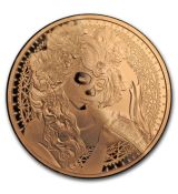 Mince - 1 oz 1 oz Měděná mince - MiniMintage (La Muerte del Dólar)