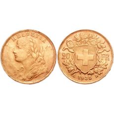 Mince - 20 Francs 1935 Bern