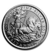 2017 Velká Británie  Britannia (20th Anniv Chariot) 1 Oz