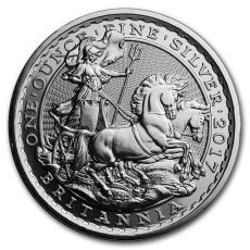 2017 Velká Británie  Britannia (20th Anniv Chariot) 1 Oz