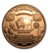Mince - 1 oz Měděná - 10 dolarů bankovka bankovky