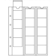 Mincovní listy OPTIMA 15 mincí do prům. 42 mm