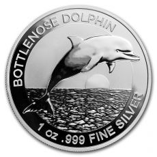 2019 Austrálie 1 oz Stříbro $ 1 Delfín BU