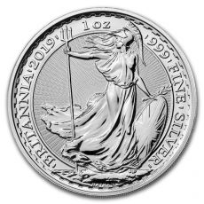 Velká Británie 1 oz Stříbro Britannia BU 2019