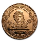 1 oz Měděná mince - 5,00 dolarů Indian