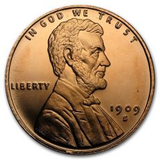 1 oz Měděná mince - Abraham Lincoin