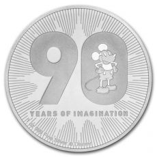 Disney Mickey 90. výročí  $ 2   2018 Niue 1oz stříbro