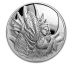 Stříbrná mince Anne Stokes BU Draci (přítel nebo nepřítel)  1 Oz