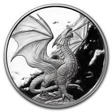 Stříbrná mince Anne Stokes Draci (Noble Dragon) 1 oz