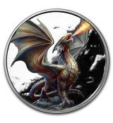 Anne Stokes Draci (Noble Dragon) color 1 oz