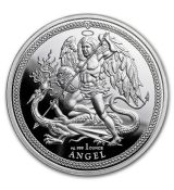 Mince - 2018  Isle of Man 1 oz  Anděl