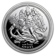 Mince - 2018  Isle of Man 1 oz  Anděl