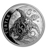 Hawksbill Turtle (želva)- Niue 1 oz Stříbro $ 2