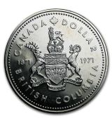 1971 Kanada Stříbrný dolar British Columbia