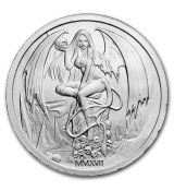 2017 2 oz stříbrné mince - pokušení Succubus