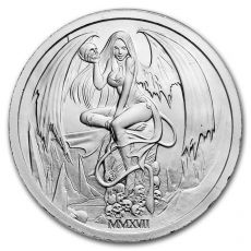 2017 2 oz stříbrné mince - pokušení Succubus